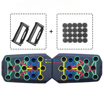 Foldable Push-Up Board with Handles for Home Upper Body Workouts