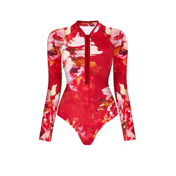 Women's Long Sleeve Swimsuit Set with Cover Up Skirt or Pants