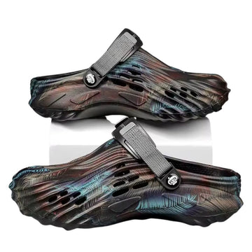 Men’s Lightweight EVA Clogs Breathable Slip-On Sandals with Backstrap Anti-Slip Sole