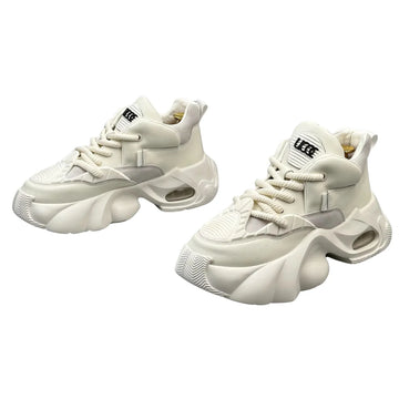 Men's Air Cushion Height Increasing Platform Sneakers for Walking and Street Style