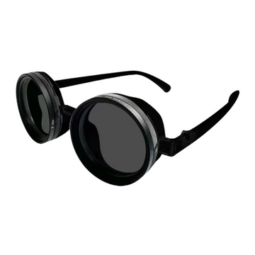 Adjustable ND Dimming Polarized Round Sunglasses UV400 for Outdoor Use