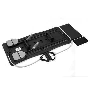 Foldable 5-in-1 Pilates Push-Up Board with LED Timer for Home Workouts