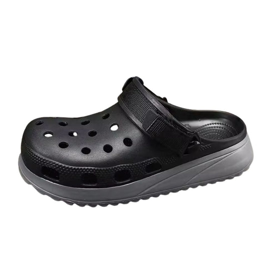 Men's Garden Sandals Breathable Thick Sole Adjustable Strap Slip-On