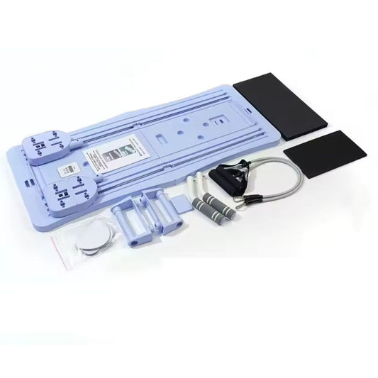Foldable 5-in-1 Pilates Push-Up Board with LED Timer for Home Workouts