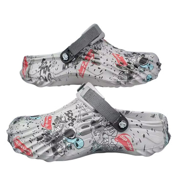 Men’s Lightweight EVA Clogs Slip-On Sandals Breathable Summer Shoes with Strap