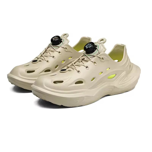 Men’s EVA Breathable Summer Sandals with Quick Lace and Anti-Slip Sole