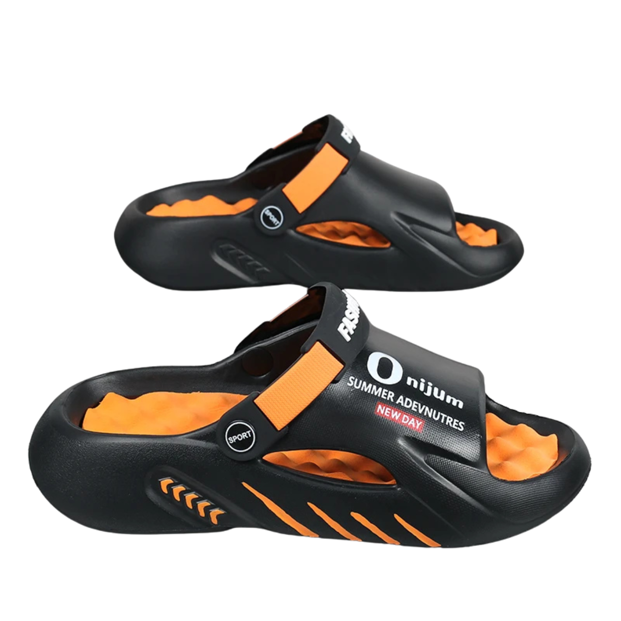 Men EVA Platform Slides Soft Sole Outdoor Beach Slippers