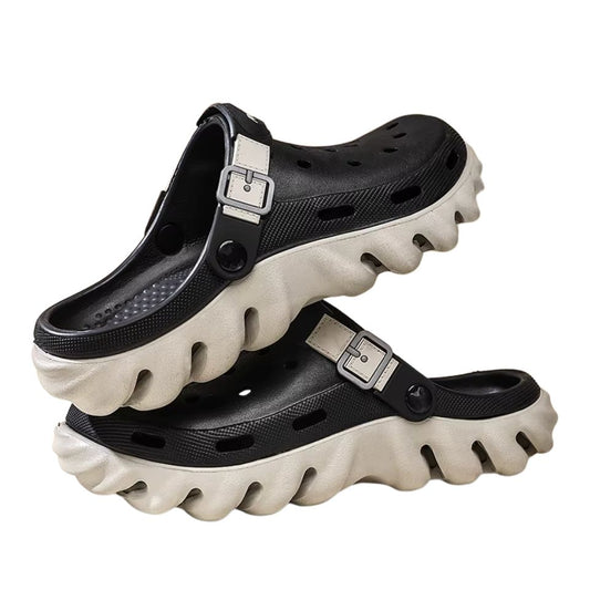 Men's Summer EVA Clogs with Non-Slip Platform Sole and Breathable Design