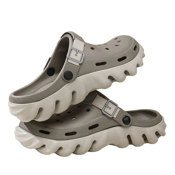 Men's Summer EVA Clogs with Non-Slip Platform Sole and Breathable Design