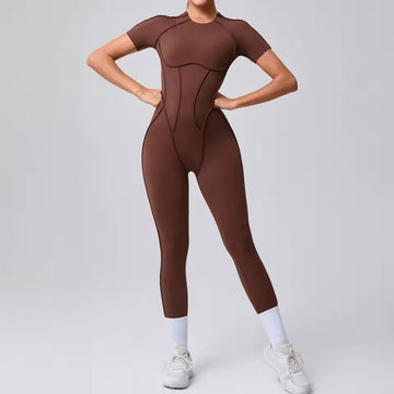 Women's One-Piece Sports Jumpsuit Slim Fit Yoga Bodysuit